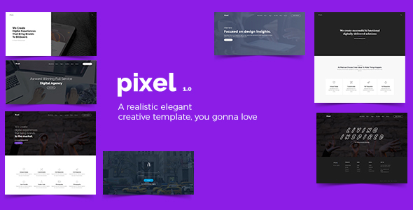 ThemeForest Pixel A Creative Elegant Responsive template 20371836 ThemeForest Pixel A Creative Elegant Responsive template 20371836