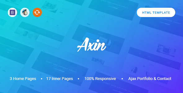 ThemeForest Axin Clean One Page Template 20521123 ThemeForest Axin Clean One Page Template 20521123