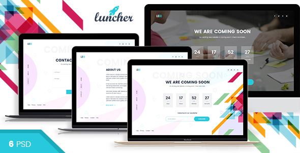 Launcher - Coming - ThemeForest 20522013