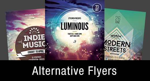 * Alternative Flyer Templates