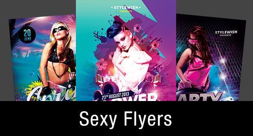 * Sexy Girl Flyer Templates