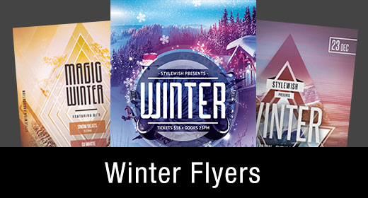 * Winter Flyer Templates