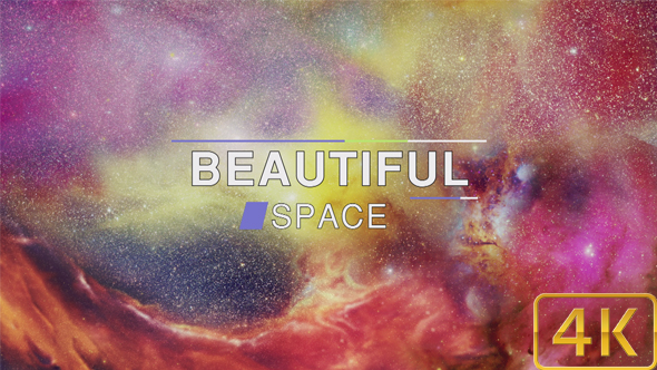 Beautiful Colorful Fantastic Abstract Space nebula Background