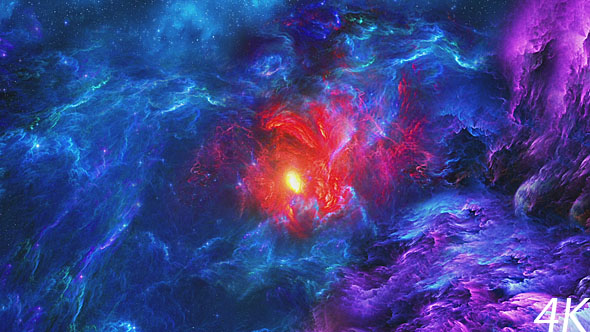 Flight Through the Cosmic Nebulae to a Spinning Wormhole