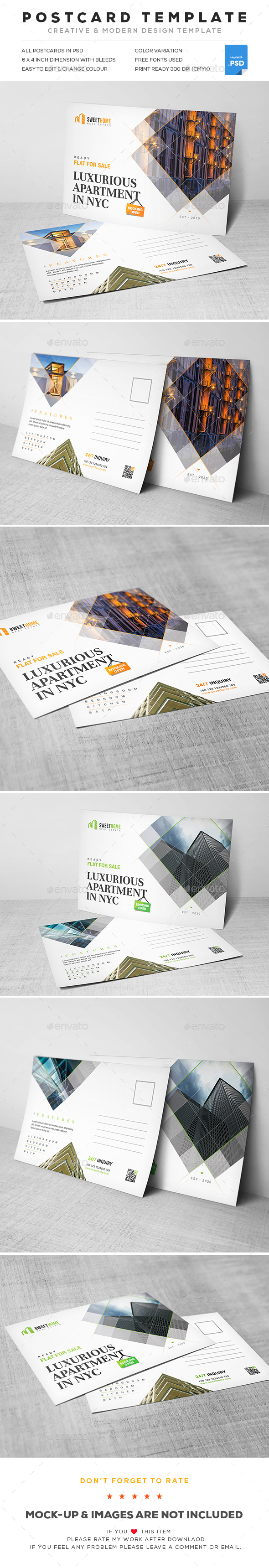 Real Estate Postcard - Cards & Invites Print Templates