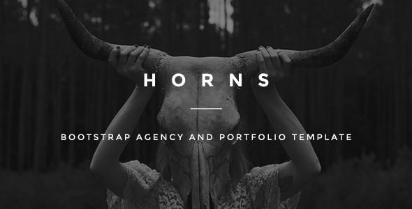 HORNS-Bootstrap Agency and - ThemeForest 20522770