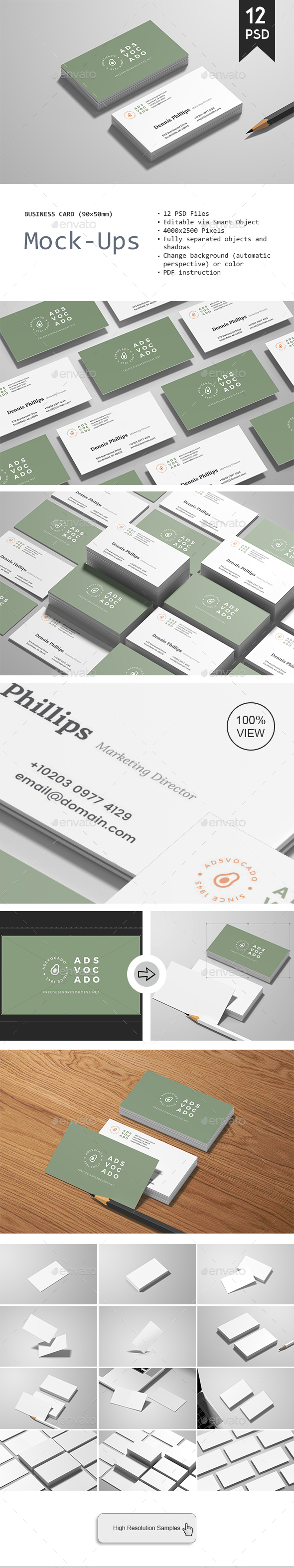 Business Card Mockup - Business Cards Print