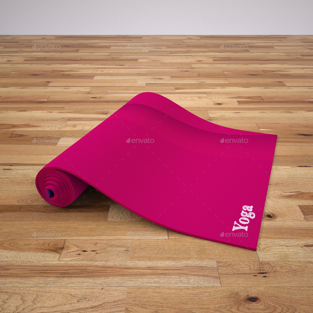 Download Printed Yoga Mat Exercise Rug Mock-Up by Sanchi477 ...