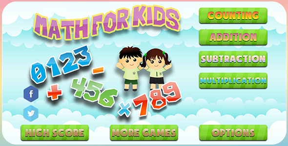 Math For Kids - CodeCanyon 20524572