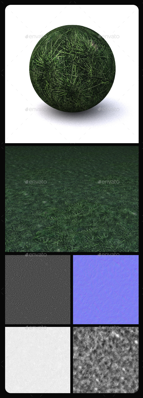 Grass Tile Texture - 3Docean 20524578