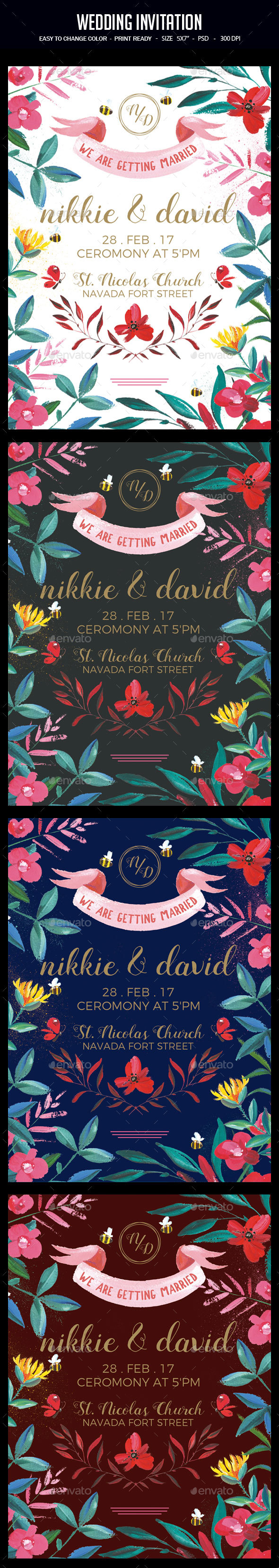 Wedding Invitation - Invitations Cards & Invites
