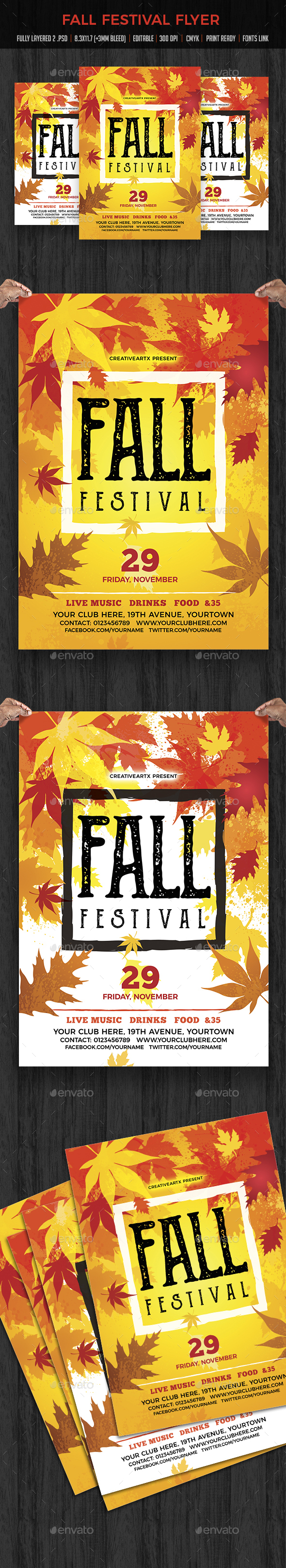 Fall Festival - Events Flyers