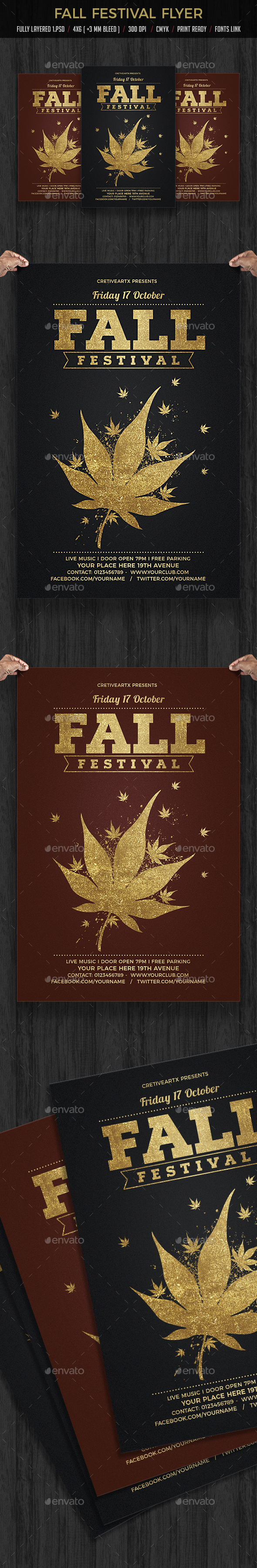Fall Festival Flyer - Events Flyers