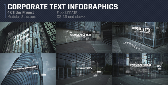 Corporate Text Infographics/ Economic Titles Intro/ Business and Political Summit/ HUD UI Meeting