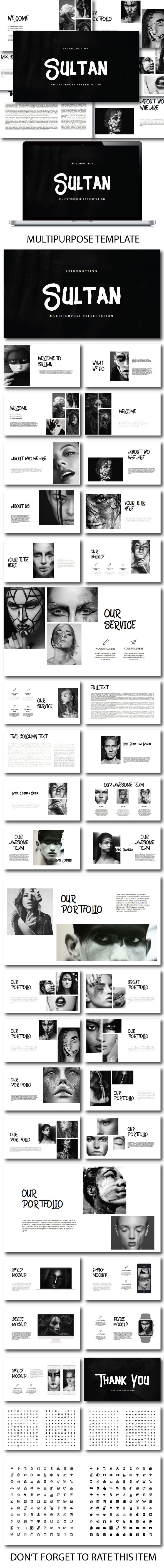 Sultan Multipurpose Powerpoint - PowerPoint Templates Presentation Templates