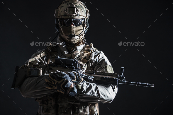 Army soldier of Special Operations Forces