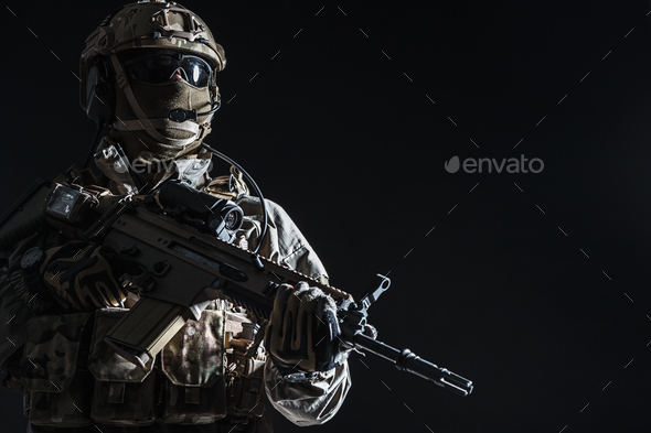 Army soldier of Special Operations Forces - Stock Photo - Images