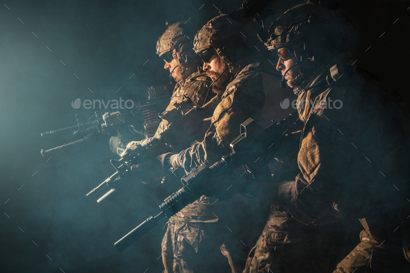 Army Ranger in field Uniforms - Stock Photo - Images
