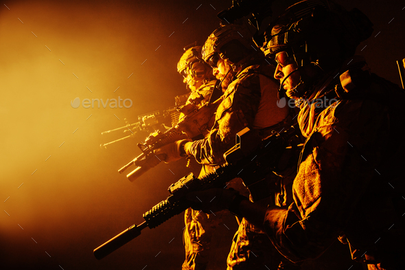 Army Ranger in field Uniforms - Stock Photo - Images