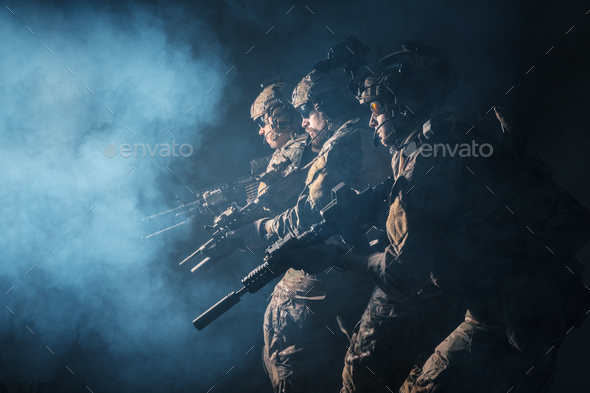 Army Ranger in field Uniforms - Stock Photo - Images