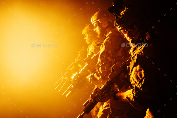 Army Ranger in field Uniforms - Stock Photo - Images