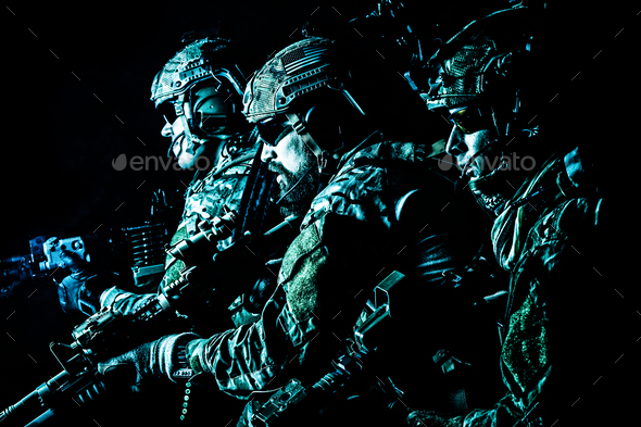 Army Ranger in field Uniforms - Stock Photo - Images