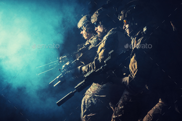 Army Ranger in field Uniforms - Stock Photo - Images