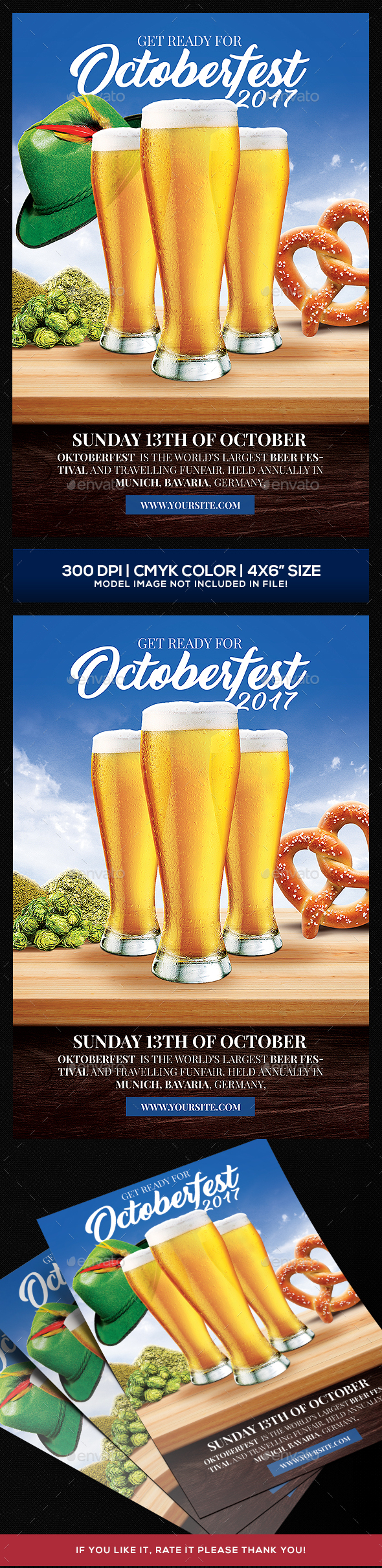 Oktoberfest flyer - Clubs & Parties Events
