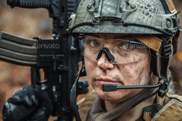 Norwegian Armed Forces female soldier