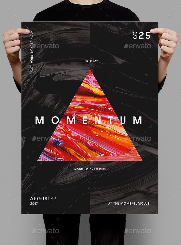 Momentum Poster / Flyer Template - Clubs & Parties Events