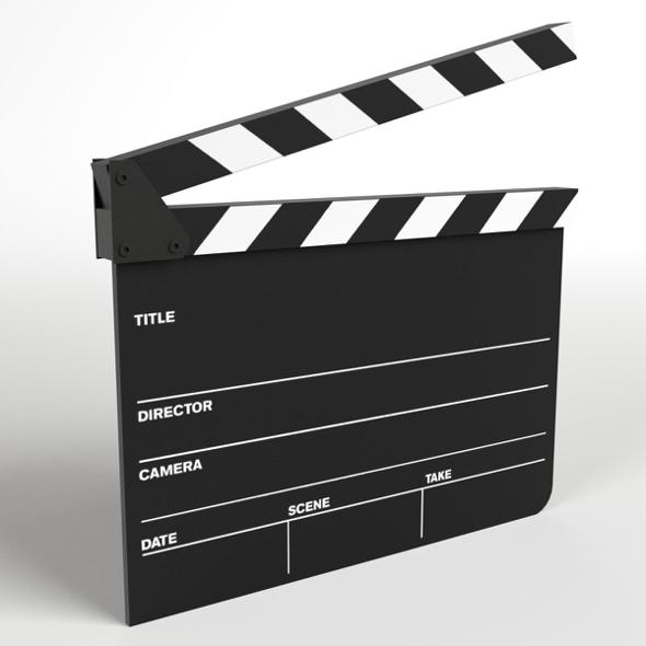 Clapperboard - 3DOcean Item for Sale