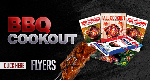 BBQ COOKOUT FLYERS