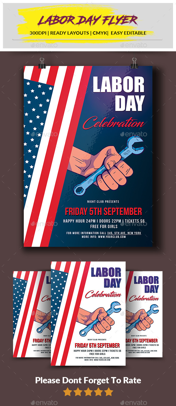 Labor Day Flyer - Events Flyers