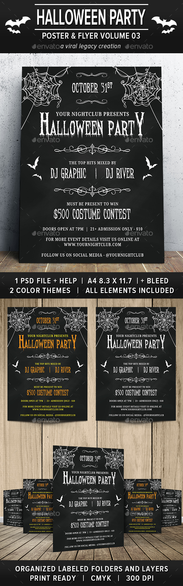 Halloween Party Poster / Flyer V03