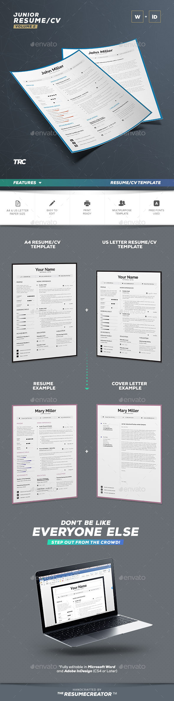 Junior Resume/Cv Template