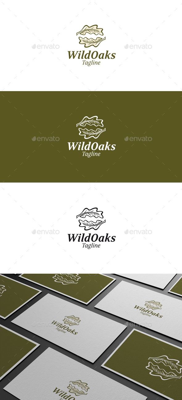 GraphicRiver Wild Oaks Logo 20533011 GraphicRiver Wild Oaks Logo 20533011