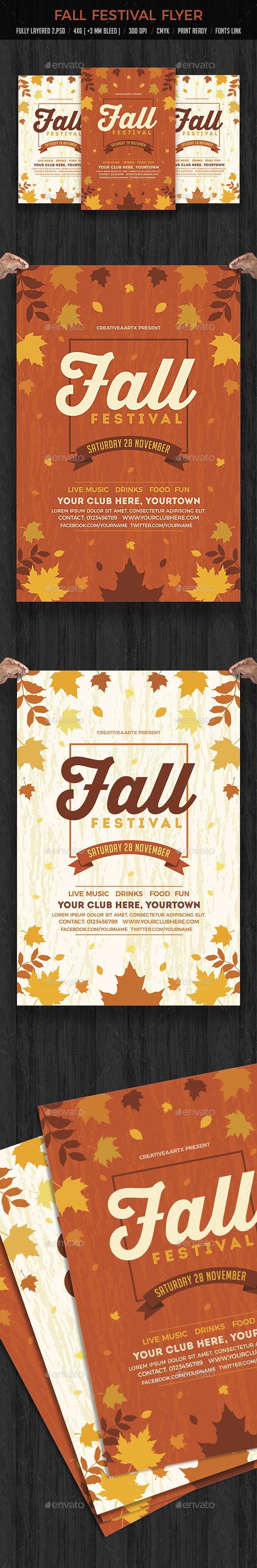 Fall - Events Flyers