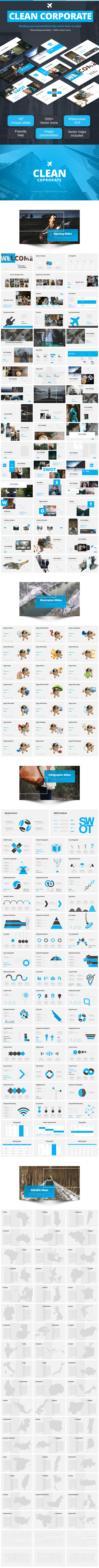 Clean Corporate - Google Slides Presentation Templates