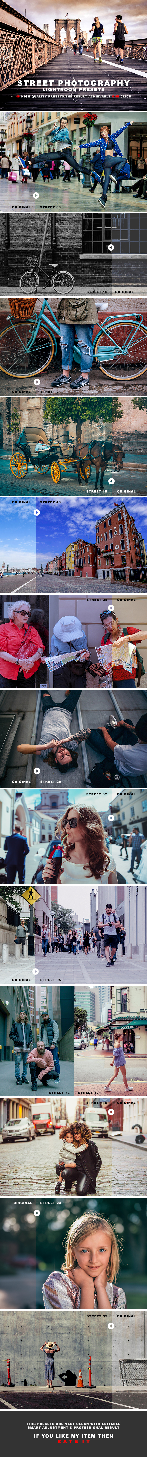Street Photography 46 Lightroom Presets - Lightroom Presets Add-ons