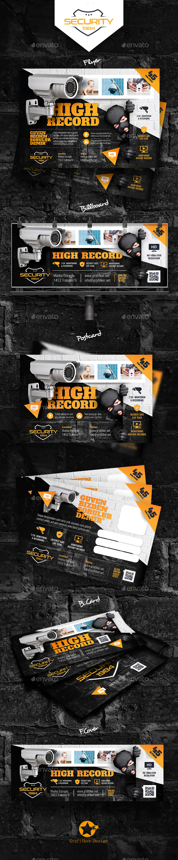 Security Systems Bundle Templates - Corporate Flyers