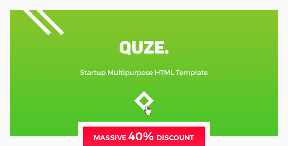 QUZE - Startup HTML Template - Business Corporate
