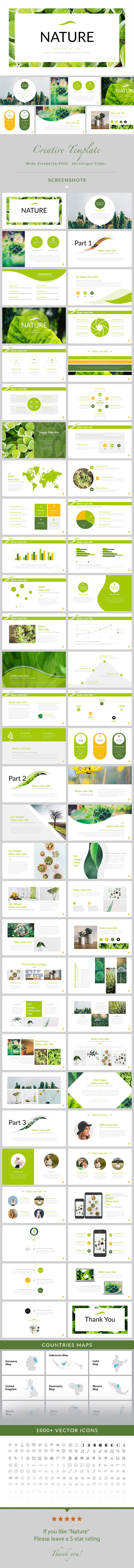 Nature - Simple Creative PowerPoint Template - Creative PowerPoint Templates
