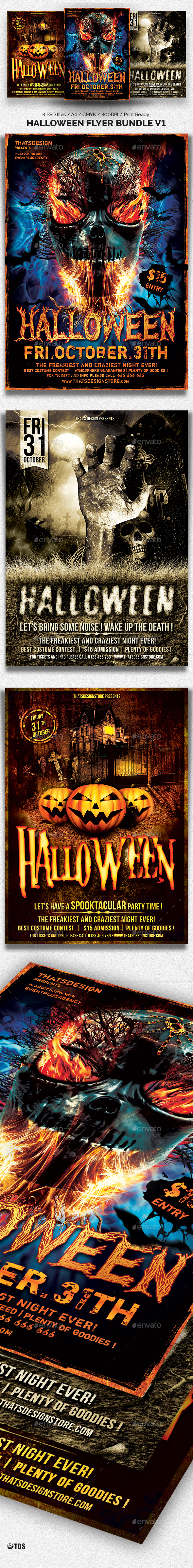 Halloween Flyer Bundle V1