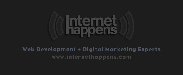 Internet happens web design