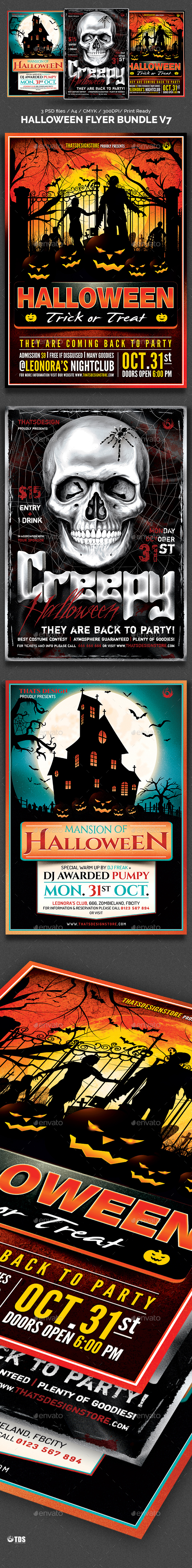 Halloween Flyer Bundle V7