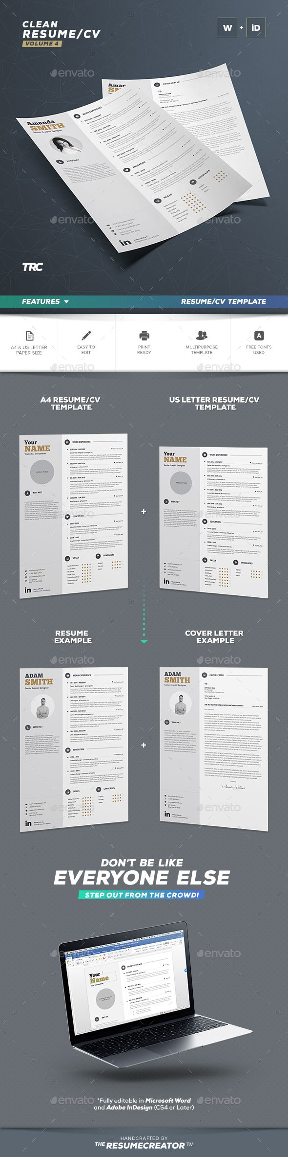 Clean Resume Vol. 4