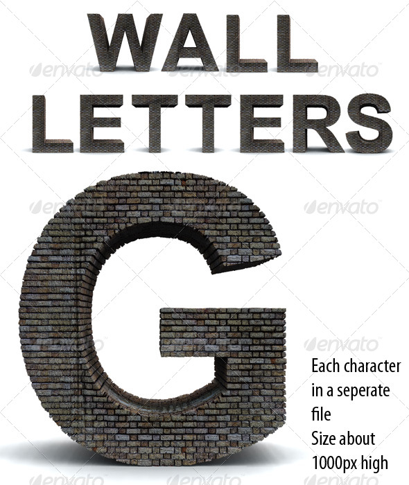 Wall Letters - Miscellaneous Backgrounds