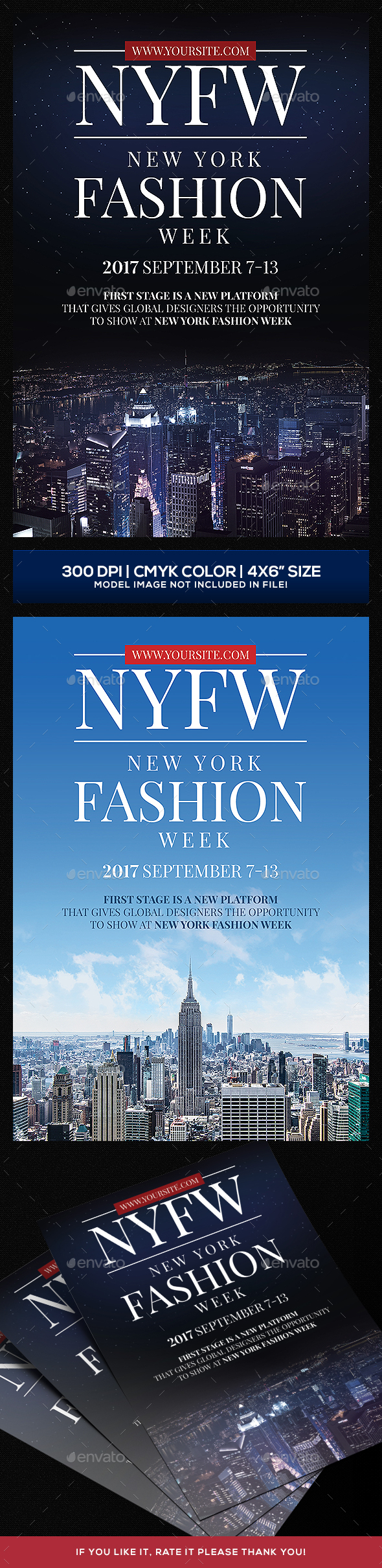 New York Fashion Show Flyer - Clubs & Parties Events