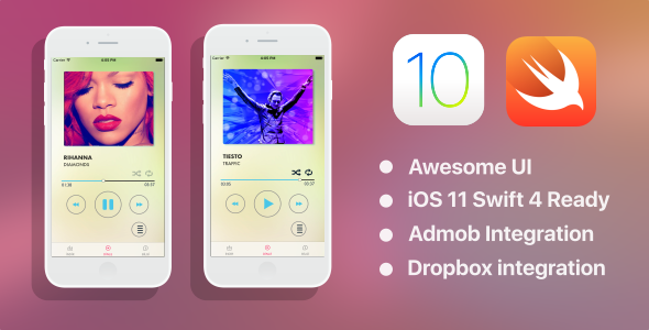 CodeCanyon Cloud Music Player Swift 4 iOS 11 Ready 20538434 CodeCanyon Cloud Music Player Swift 4 iOS 11 Ready 20538434