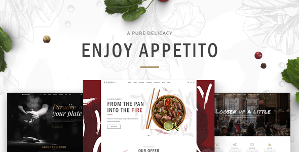 Appetito - A Modern Theme for Restaurants and Cafés